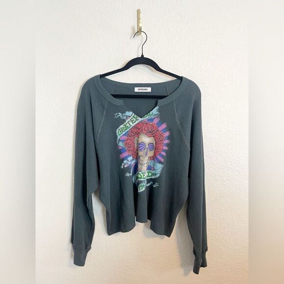 Daydreamer Grateful Dead Love Will See You Through LS Thermal. Large NWT - Picture 2 of 7